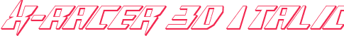 X-Racer 3D Italic